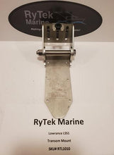 Load image into Gallery viewer, RyTek Marine LSS1/Lowrance transom mounted Transducer Bracket